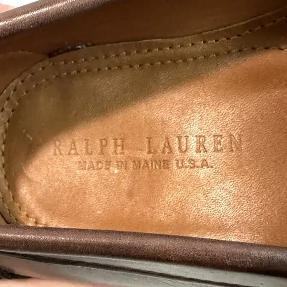 EXCELLENT Rancourt & Co. x Polo Ralph Lauren Buckle Loafer Made Maine USA 10.5 D - Picture 8 of 10